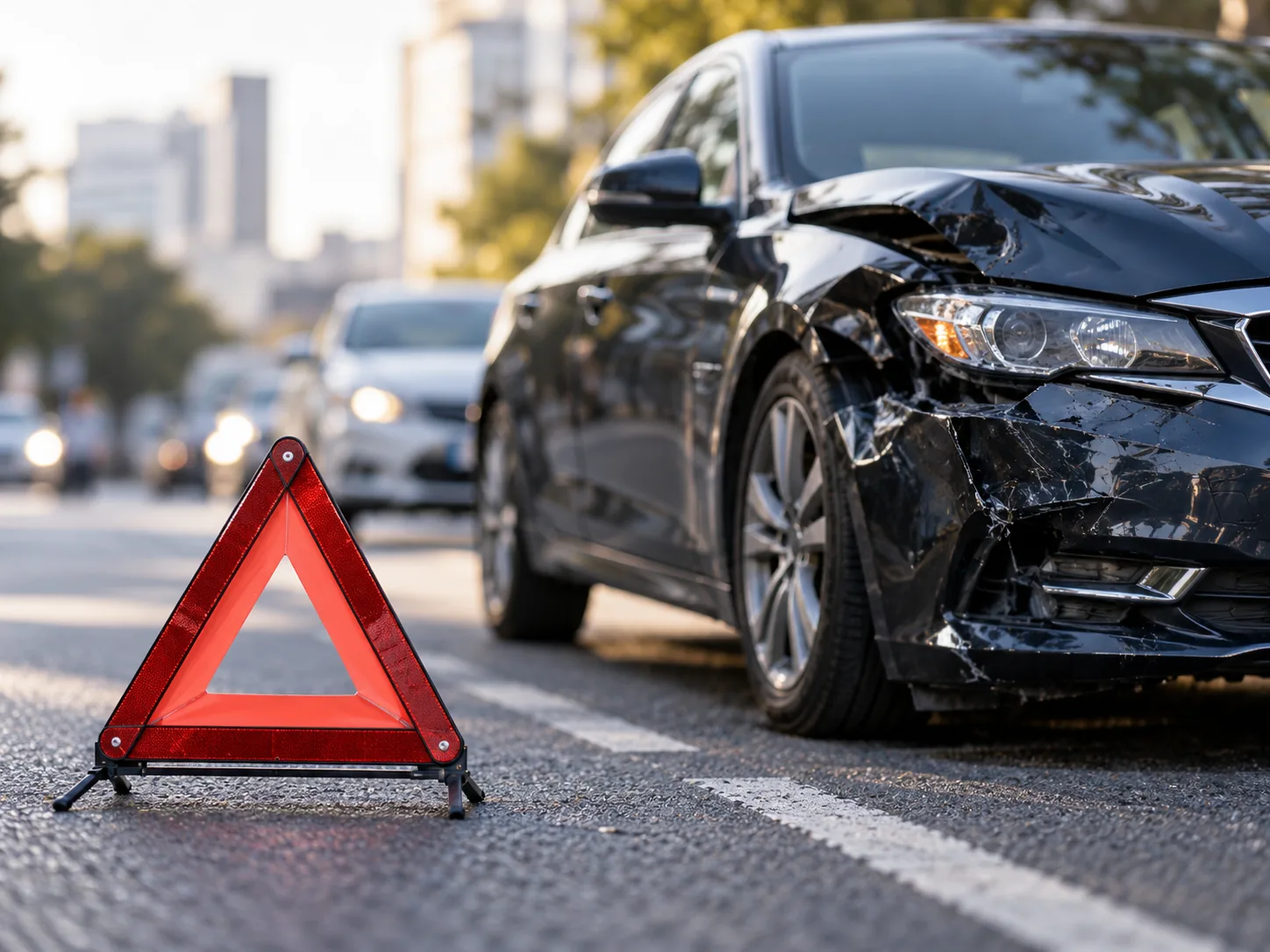 Vehículo involucrado en un accidente de tránsito